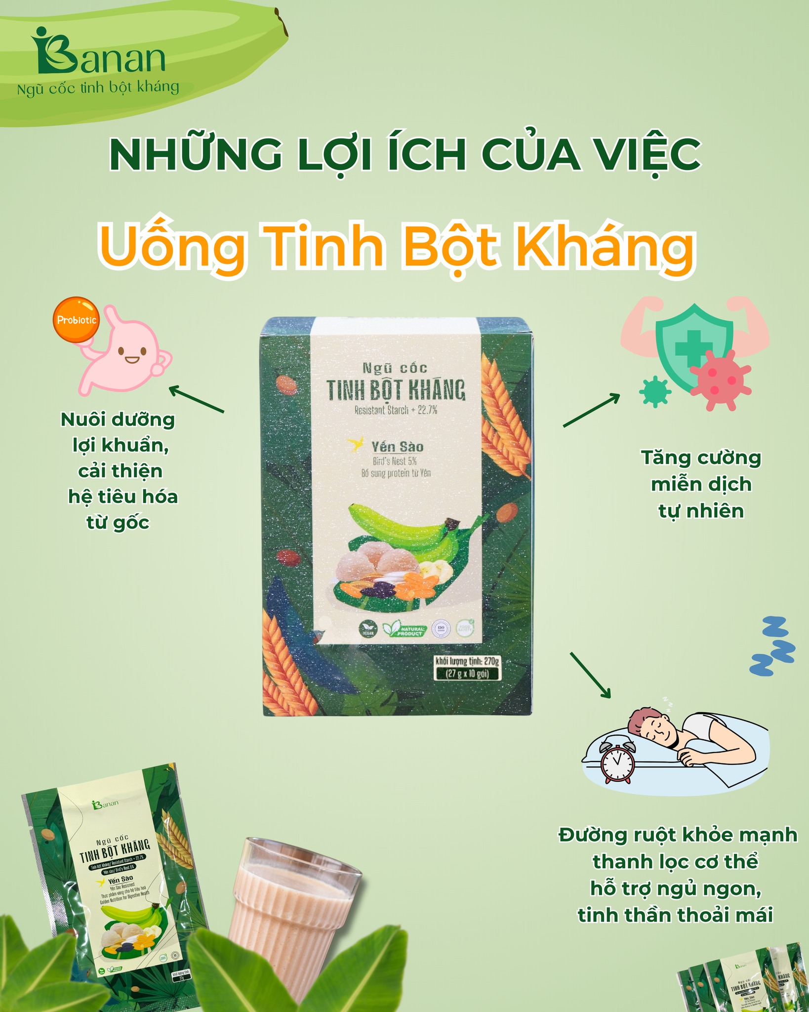 Tinh bột kháng Banan